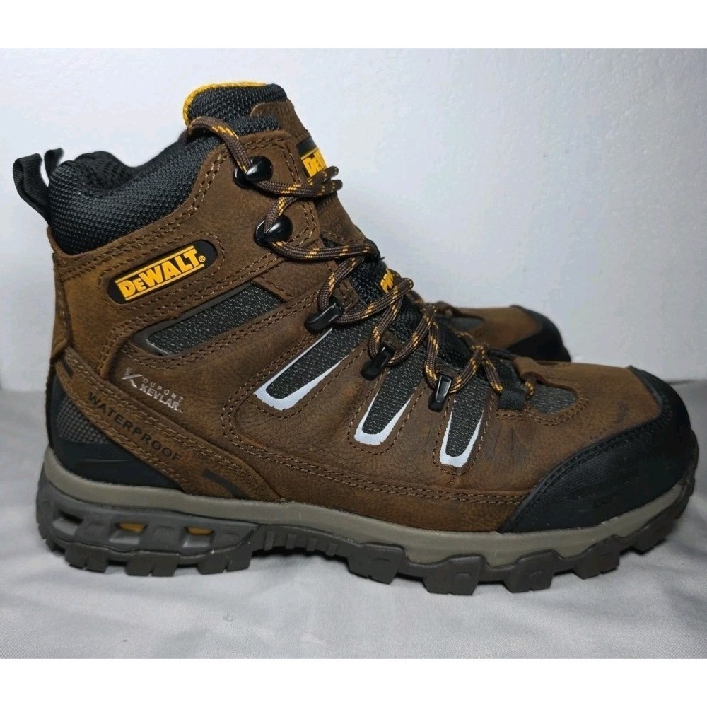 Men's 9M - DeWalt Argon DXWP10019  Aluminum Toe Boots With Kevlar